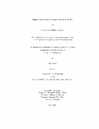 خرید و دانلود نسخه کامل کتاب High Performance Computations in NMR