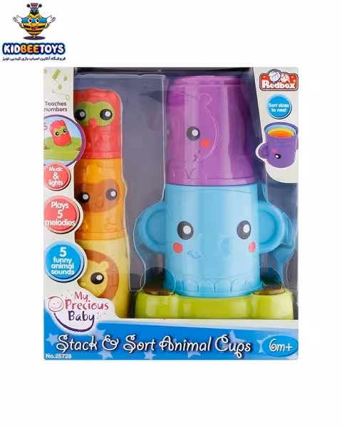 اسباب بازی برج لیوان حیوانات