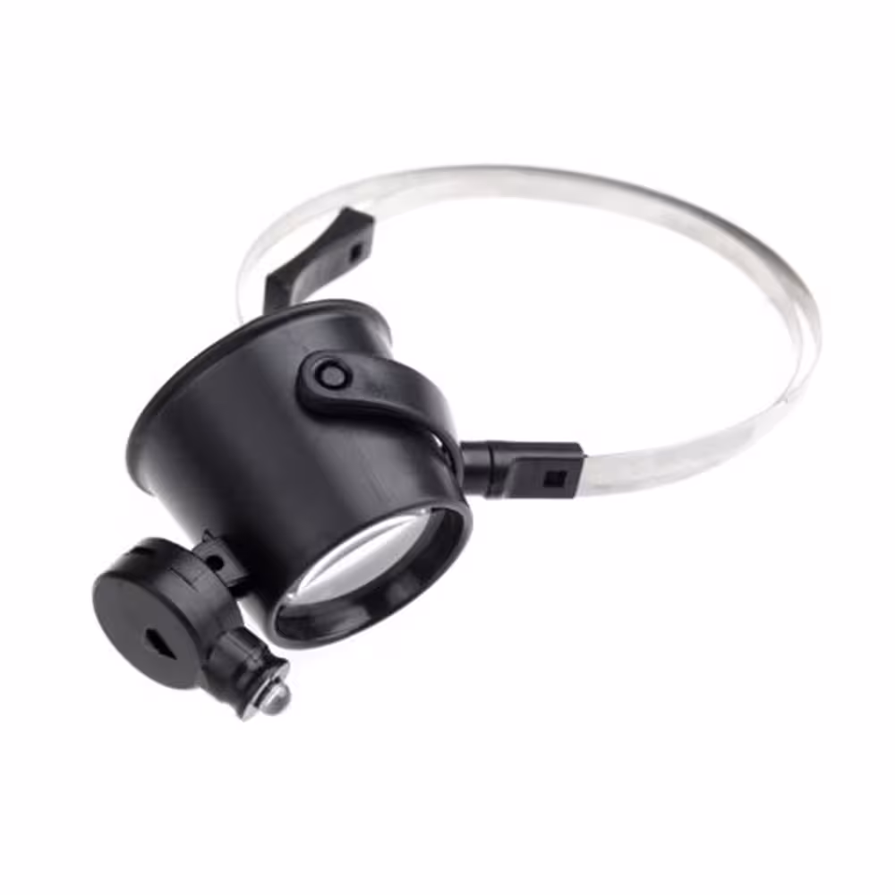 ذره بین 15x LEDمخصوص تعمیر ساعت