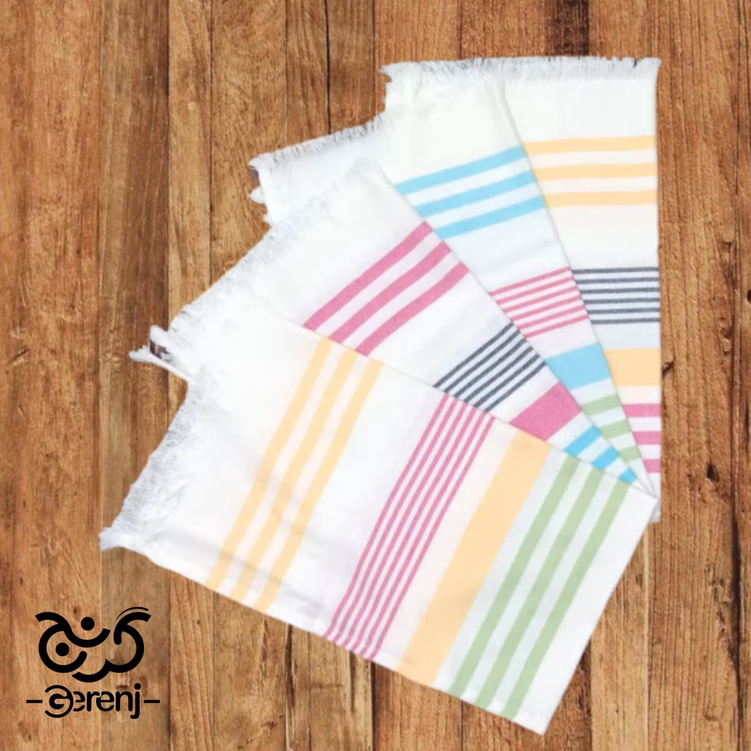 دستمال.نمچین اشپزخانه صددرصدنخ ابعاد 40 در 60 بسته 4 تایی منسوجات یزدی گالری گرنج