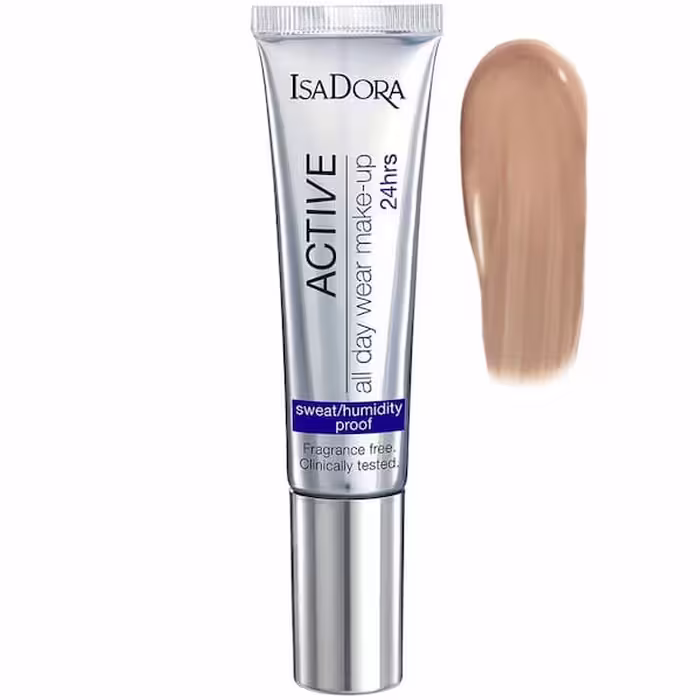 کرم پودر 24 ساعته ایزادورا Active حجم 35ml رنگ 20-Almond