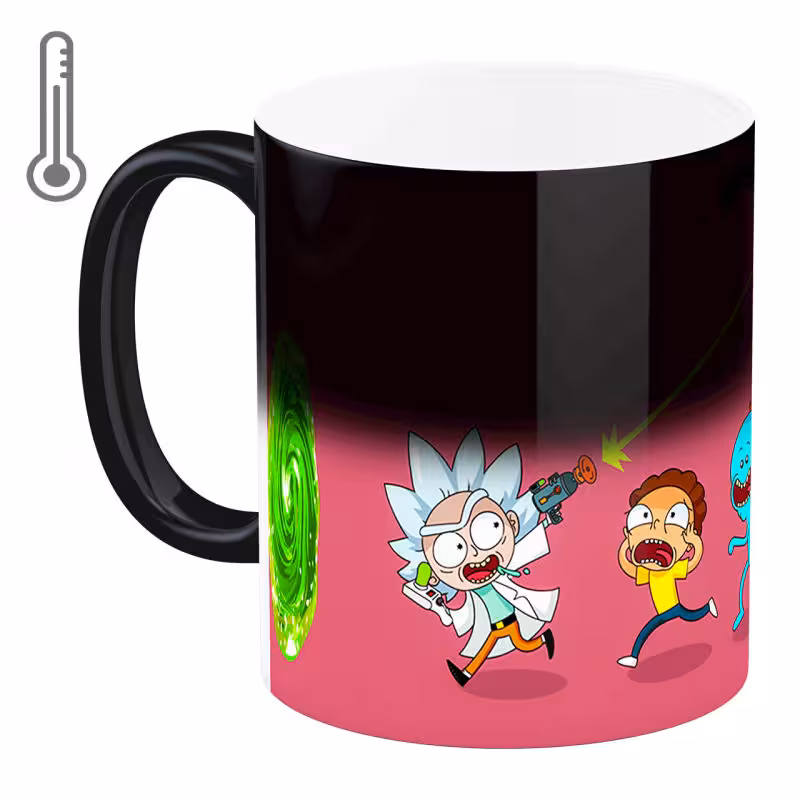 خرید ماگ-لیوان  حرارتی آبنبات رنگی  Rick and Morty کد ARM0711