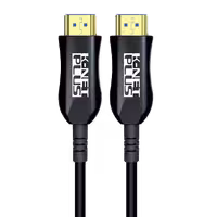 کابل HDMI 4K ورژن 2.0 فیبر نوری کی نت پلاس مدل KP-CHAOC500 طول 50 متر