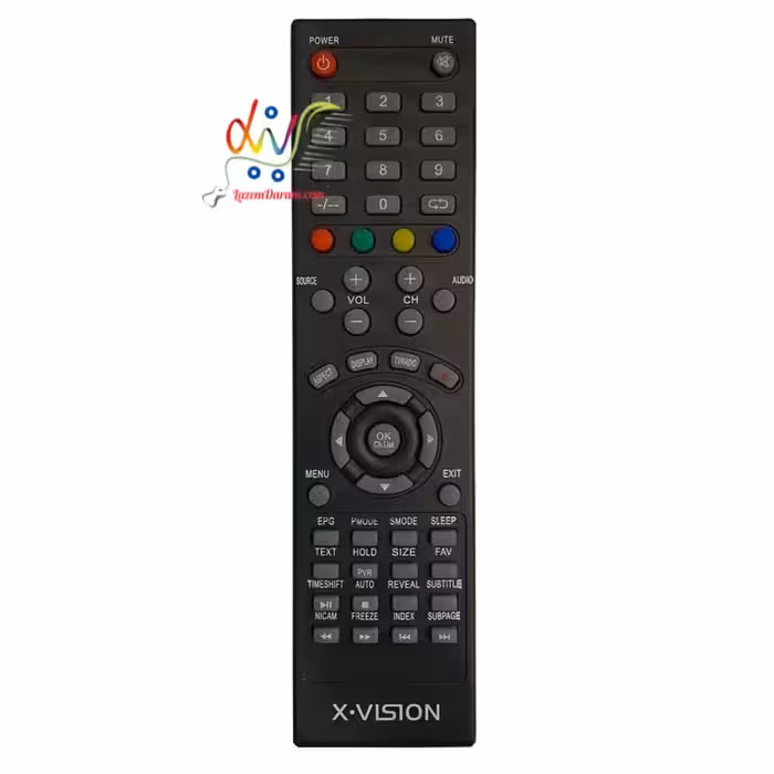 کنترل تلویزیون ایکس ویژن 338 طرح آلفا