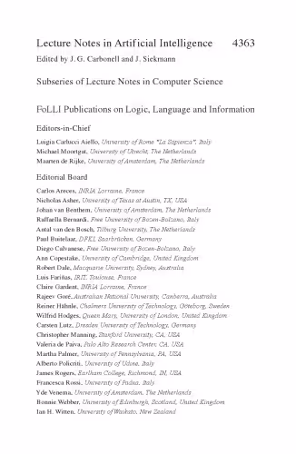 خرید و دانلود نسخه کامل کتاب Logic, Language, and Computation: 6th International Tbilisi Symposium on Logic, Language, and Computation,TbiLLC 2005 Batumi, Georgia, September 12-16, 2005. Revised Selected Papers