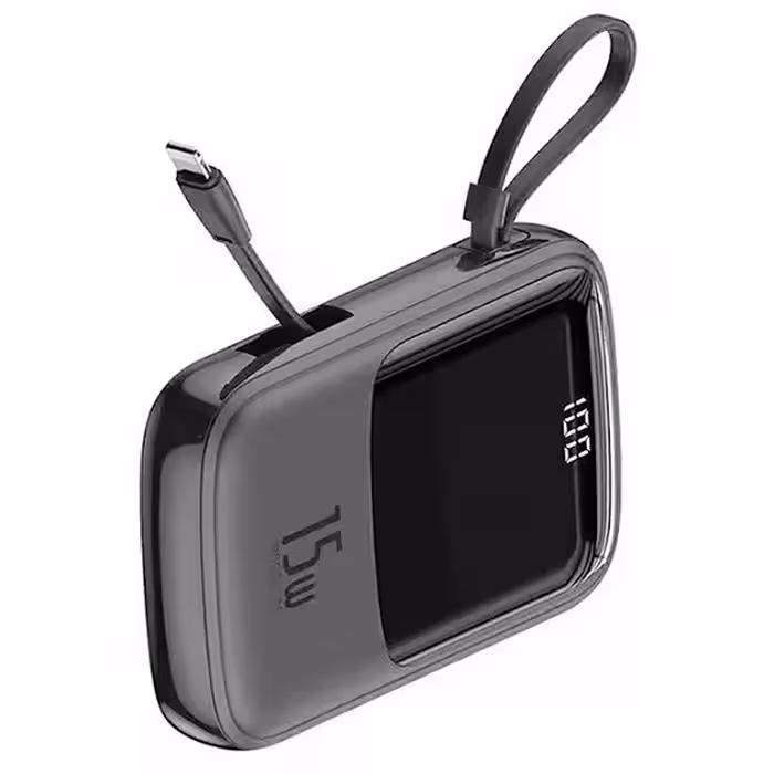 پاوربانک Lightning مدل Baseus PPQD-B01 Q pow Digital Display با ظرفیت 10000mAh سفید - فروشگاه اینترنتی پروتاچ