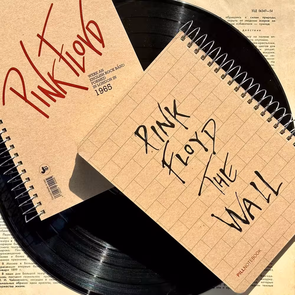 دفتر پیل طراحی پینک فلوید PILL Pink Floyd