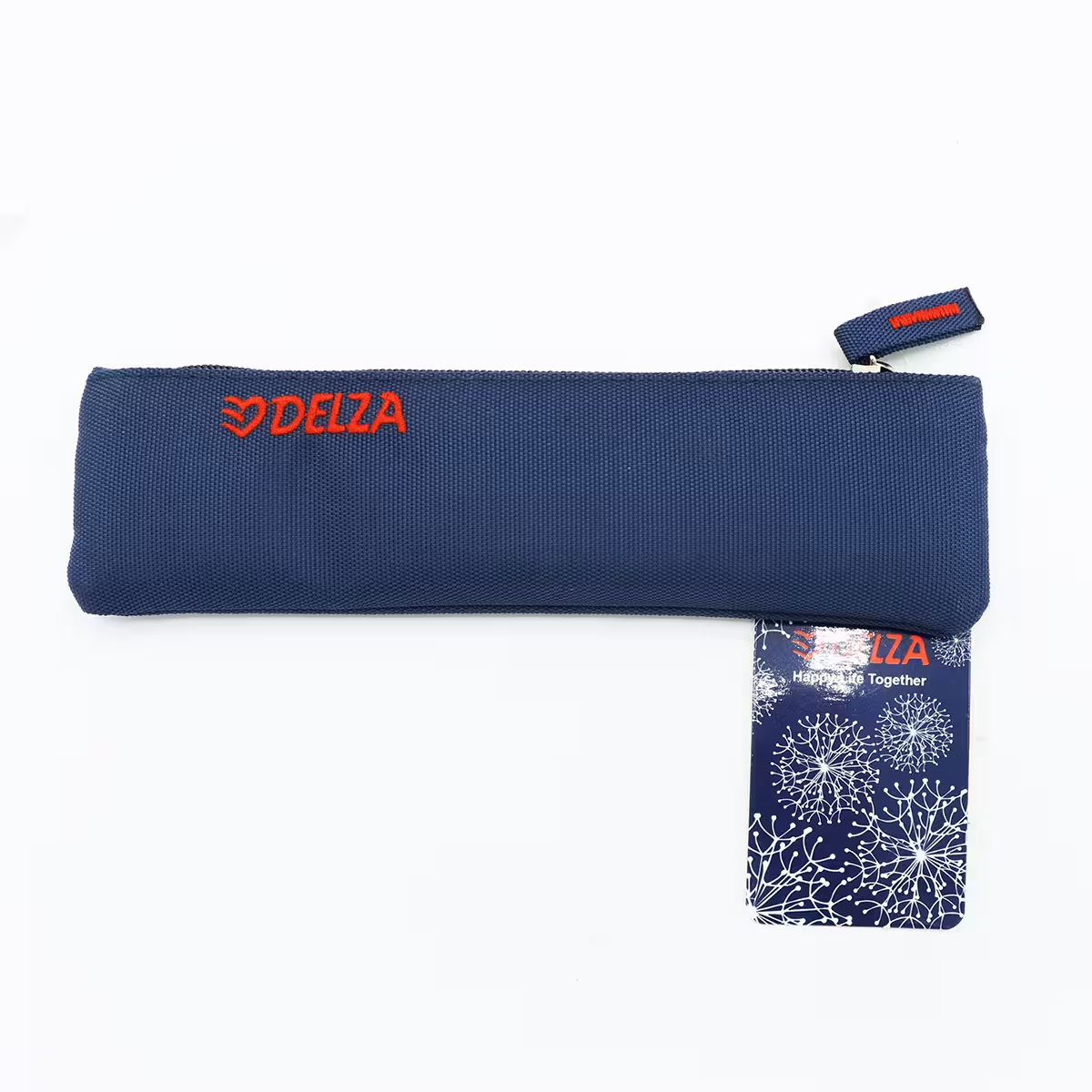 جامدادي تک زيپ باريک سرمه اي