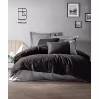 روتختی مشکی طوسی ساده کاوری مدل Piece