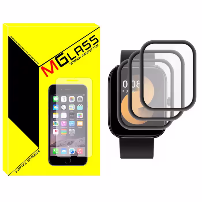 محافظ صفحه نمایش نانو ام‌گلس مدل Pmma-MG مناسب برای ساعت هوشمند هایلو GST Lite LS13 بسته سه عددی