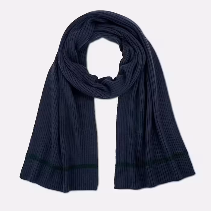 شال گردن بافت یونیسکس سرمه ای چیبو