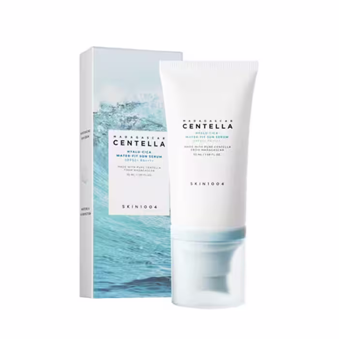 ضد آفتاب سنتلا SKIN 1004 هیالو سیکا ماداگاسکار بی رنگ SPF50 حجم 50ml