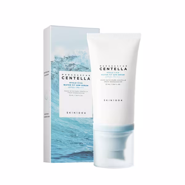 ضد آفتاب سنتلا SKIN 1004 هیالو سیکا ماداگاسکار بی رنگ SPF50 حجم 50ml