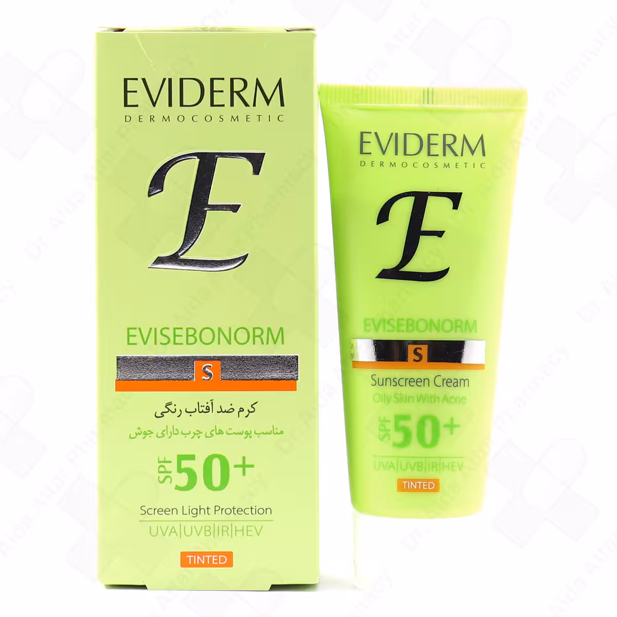 کرم ضد آفتاب بژ روشن پوست خشک SPF50 اویدرم 40 میلی لیتر