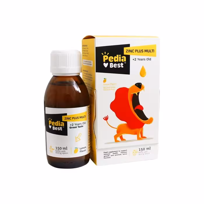 شربت زینک پلاس مولتی پدیابست (150 میل)
