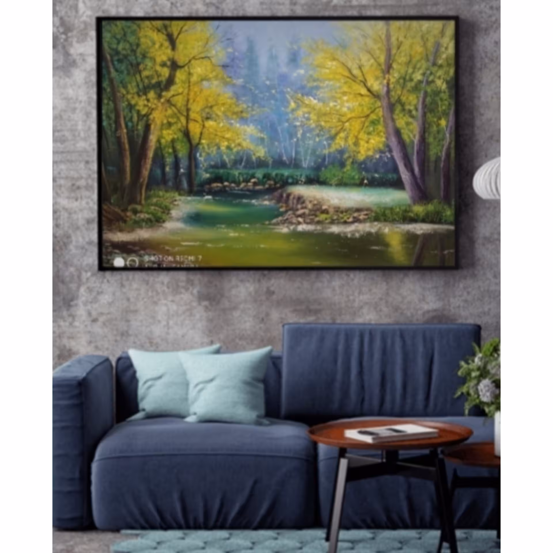 تابلو رنگ روغن منظره 60در80