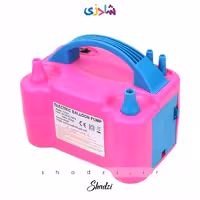 پمپ باد برقی بادکنک صورتی