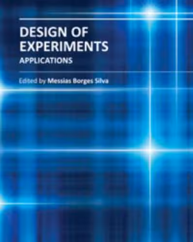 خرید و دانلود نسخه کامل کتاب Design of Experiments: Applications