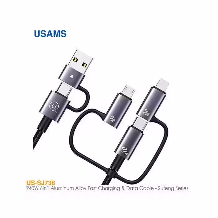 کابل 240 وات 6 در 1 چندمنظوره یوسمز US-SJ738