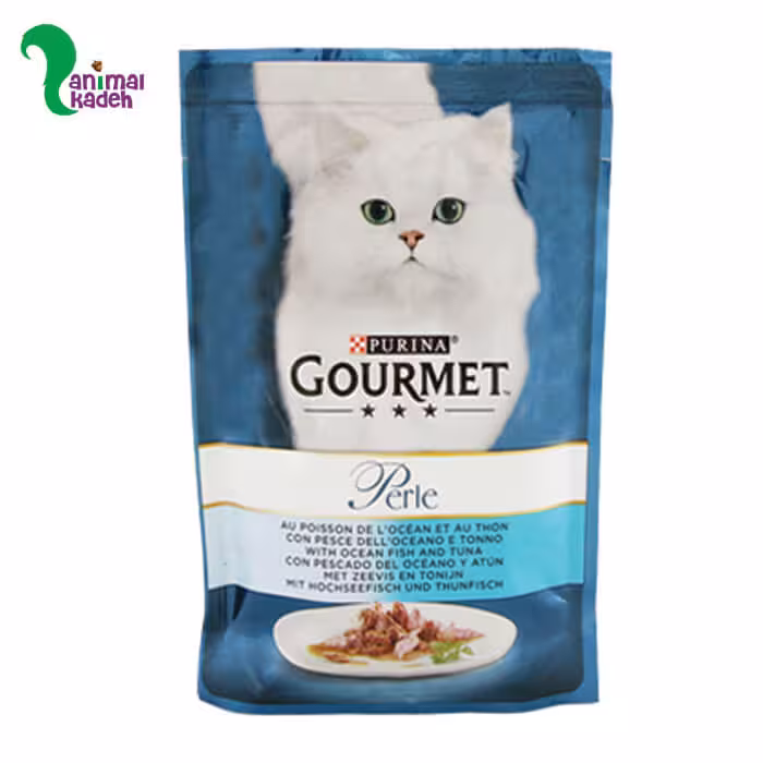 پوچ گربه گورمت طعم میگو 85 گرمی
