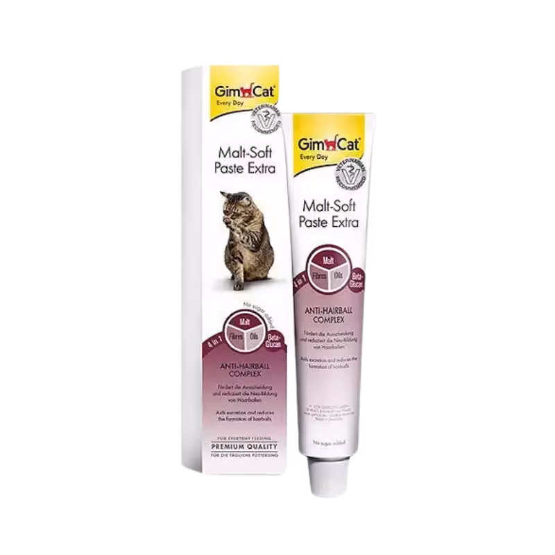 خمیر گربه بالغ مدل Malt Soft مالت برند Gim Cat جیم کت 50 گرمی