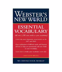 کتاب Webster's New World Essential Vocabulary for SAT and GRE وبستر نیو ورد اسنشیال وکبیولری