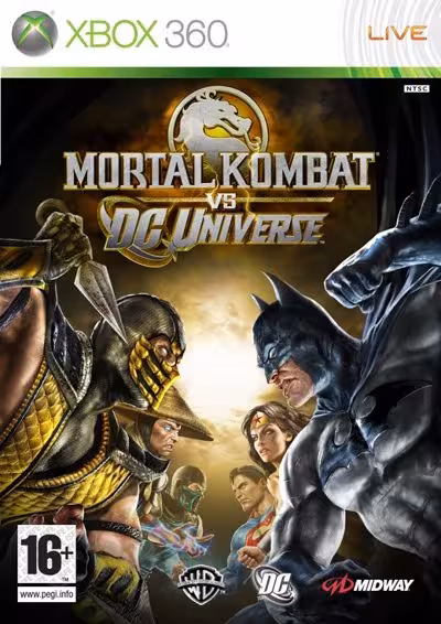 بازی ایکس باکس 360 mortal kombat dc universe