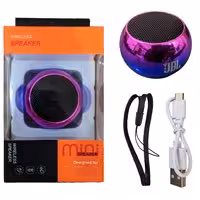 اسپیکرشارژی بلوتوث  طرح دار JBL Mini Speaker رنگبندی پک نارنجی مشکی