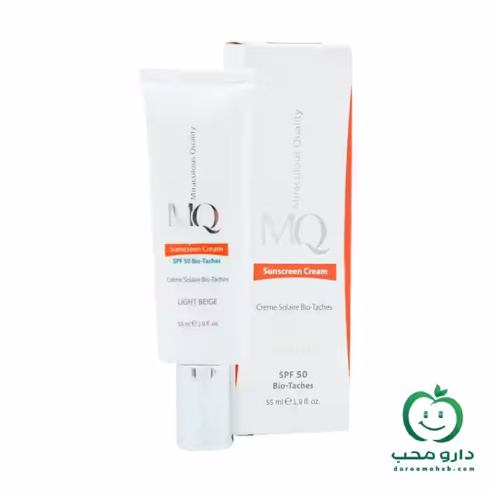 کرم ضدافتاب روشن کننده بی رنگ ام کیو