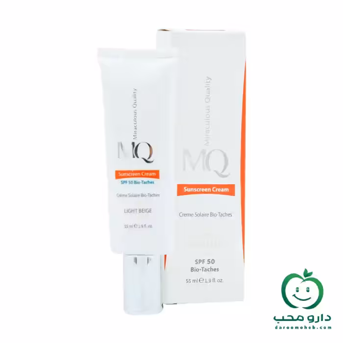 کرم ضدافتاب روشن کننده بی رنگ ام کیو