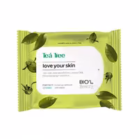 دستمال مرطوب بیول Tea Tree مناسب پوست چرب بسته 20 عددی