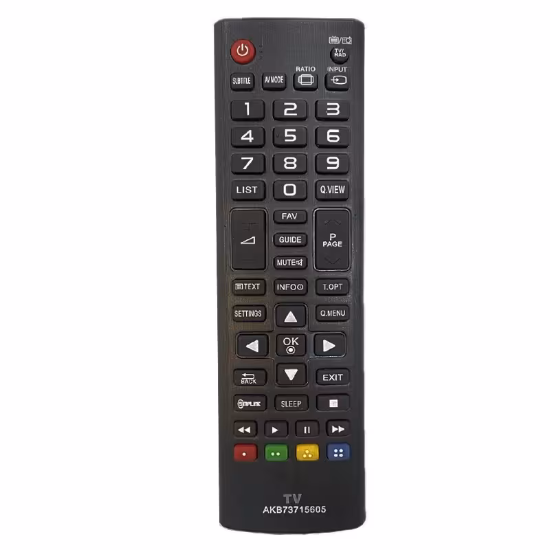 ریموت کنترل تلویزیون مدل 605 مناسب برای تلویزیون ال جی کد1593