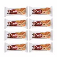 کیک لایه ای کرمدار کنجدی کارلی نادی 55 گرمی بسته 36 عددی