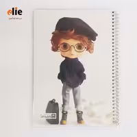 دفتر 60 برگ سیمی مجلد ایمان طرح 36