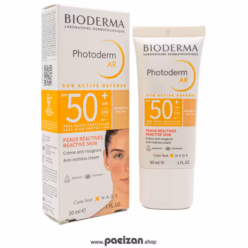 کرم ضد آفتاب رنگی فتودرم ای آر بایودرما  SPF50