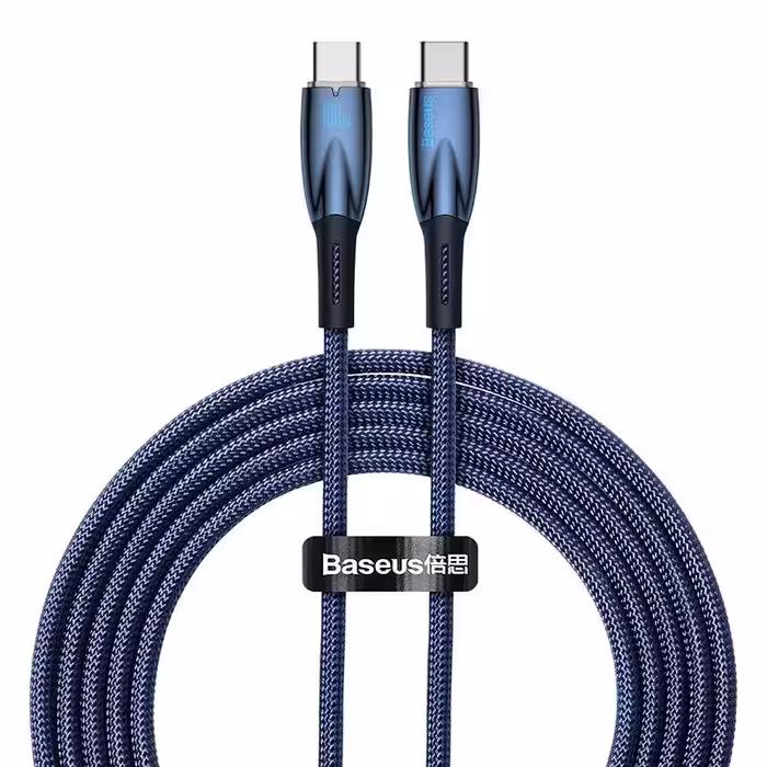 کابل USB-C باسئوس مدل Glimmer Series 100W طول 2 متر