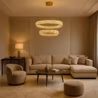 لوستر کریستالی DNA دوطبقه کوثر کد 7020074