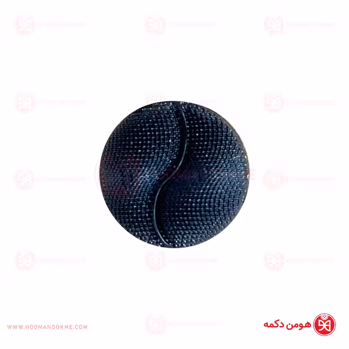 دکمه پایه دار مشکی نیمه