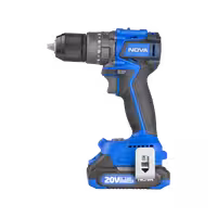 دریل پیچ گوشتی شارژی نووا  13 میلیمتری 20 ولت براشلس با کیف BMC کد 5522