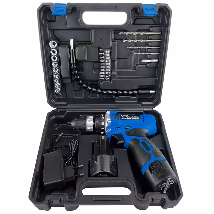 مجموعه 28 عددی دریل پیچ گوشتی شارژی ویوارکس مدل 1210V-22A کد2 new