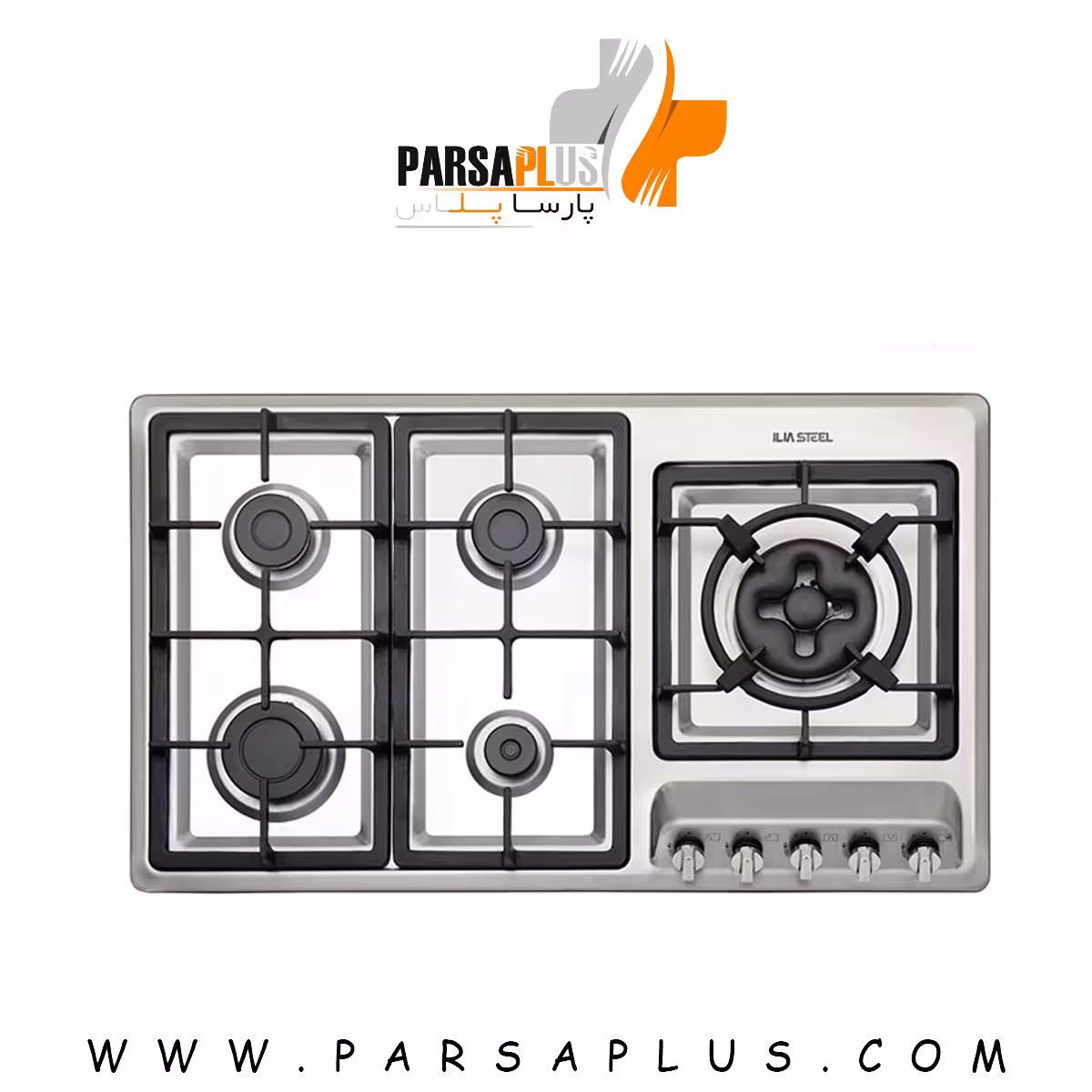 اجاق گاز صفحه ای ایلیا استیل مدل S503