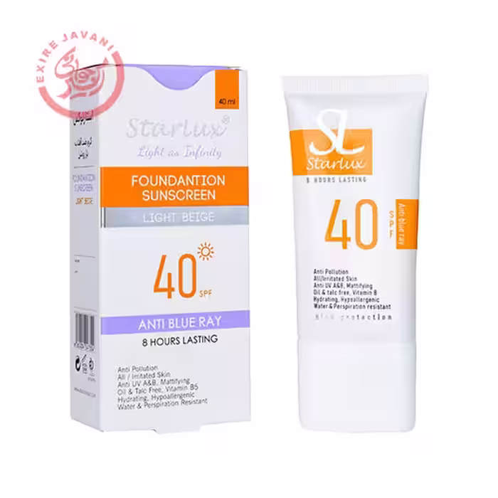 استارلوکس کرم ضدآفتاب بژ روشن جدید spf 40