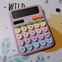 ماشین حساب دکمه برجسته یاسی