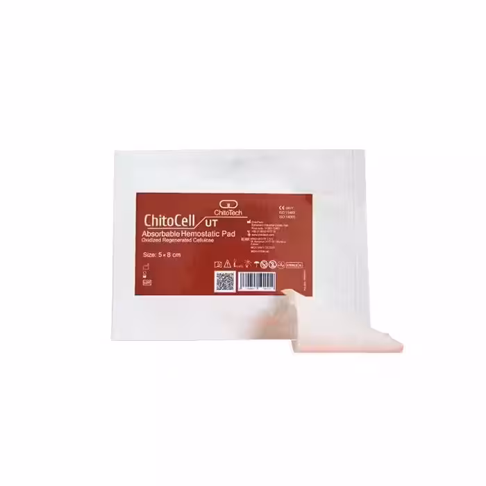 پد فوق نازک بند آورنده خونریزی کیتوسل ابعاد 20*10 سانتی متر