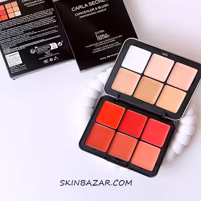 پالت کانتور،کانسیلر و رژلب چرب کد 827