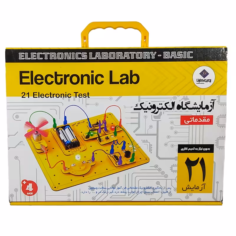 پک آزمایشگاه الکترونیک مقدماتی پلاس  (30 آزمایش)