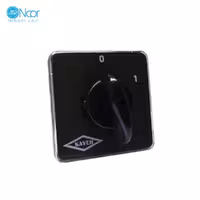 صفحه و دستگیره معمولی کلید گردان 25 آمپر کاوه - مستر نور