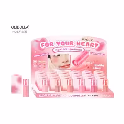 رژ گونه مایع دکمه ای اولی بولا Olibolla