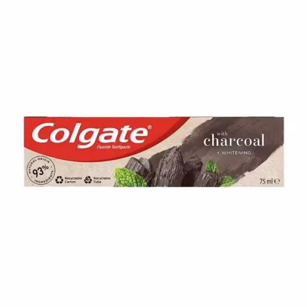 خمیر دندان کلگیت سری natural extracts مدل with charcoal - فروشگاه قشم اینورا