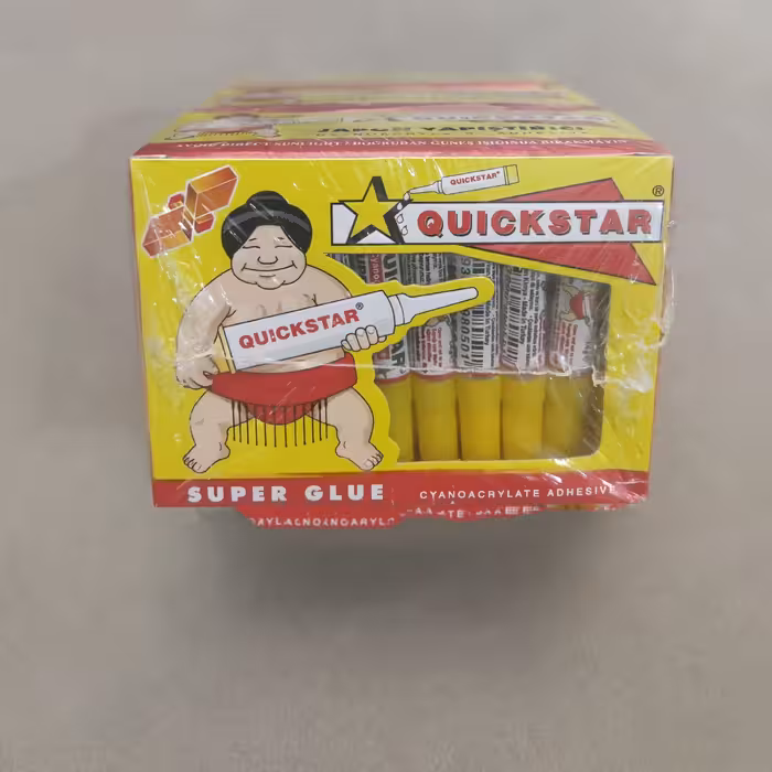 چسب قطره ای کوییک استار 1 گرم بسته 50 عددی تولید جدید تاریخ دار بسیار باکیفیت و قدرتمند و پر تقاضا